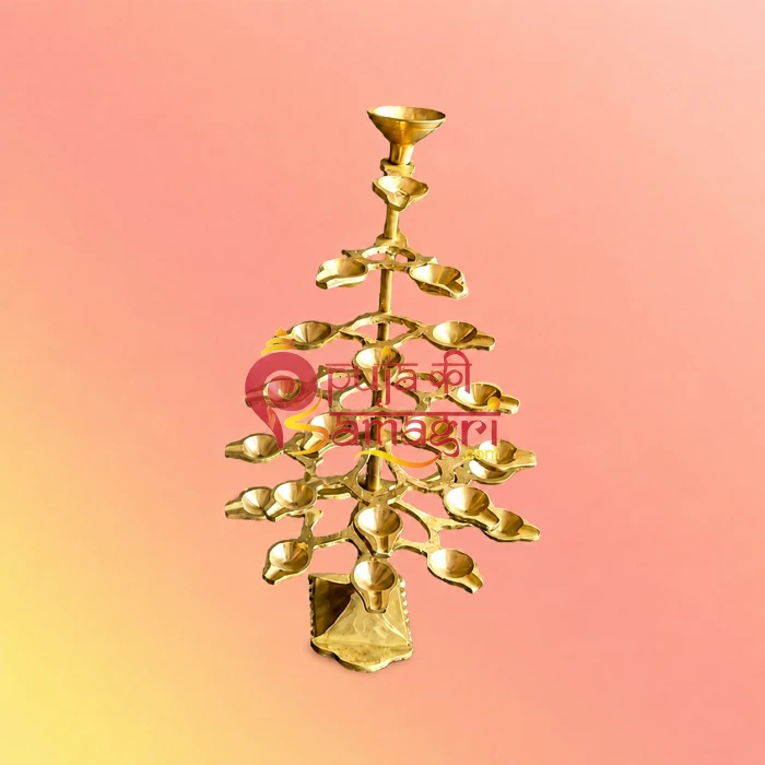 Brass 21 Pradip Arati Stand