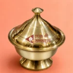 Brass Chandan Bati With Lid