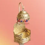 Brass Chowki With Chhatri