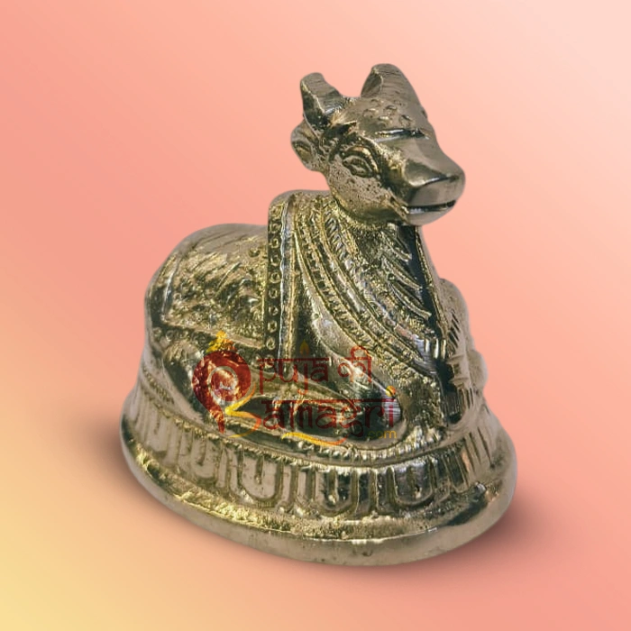 Sacred Brass Nandi Maharaj Idol
