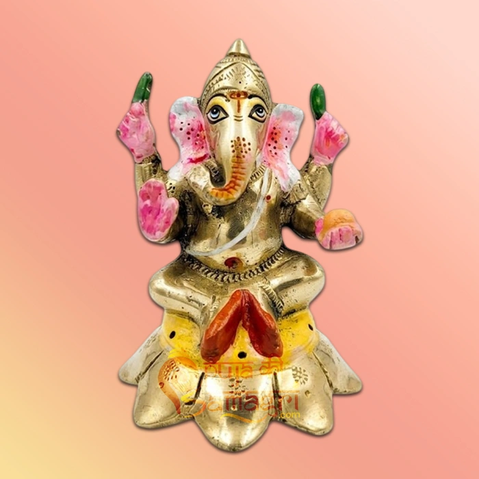 Brass Ganesha Idol