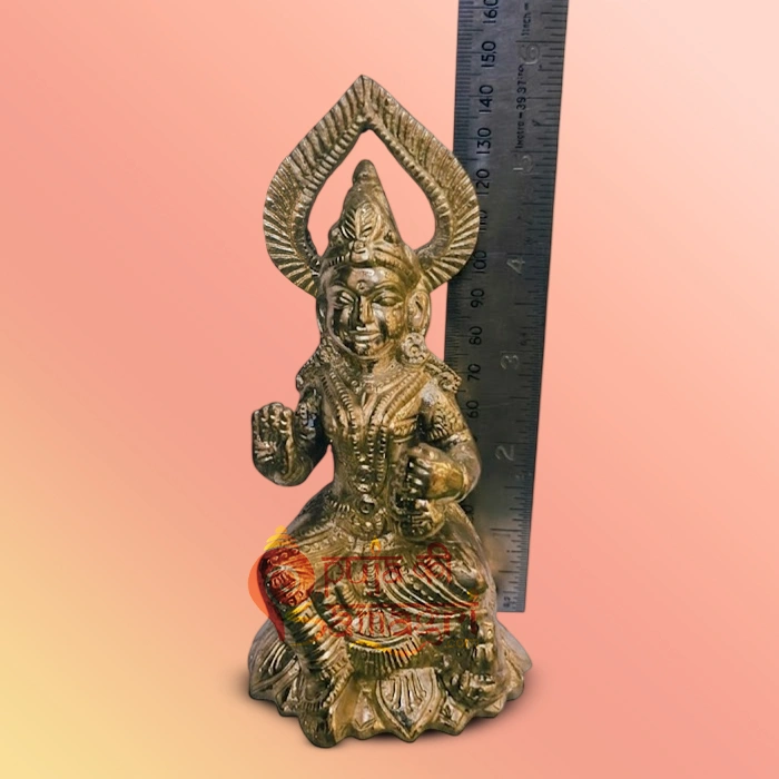 Brass Lakshmi Idol for Puja