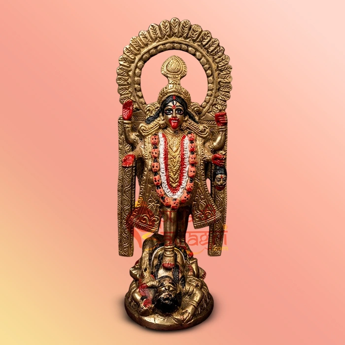 Brass Ma Dakhina Kali Idol