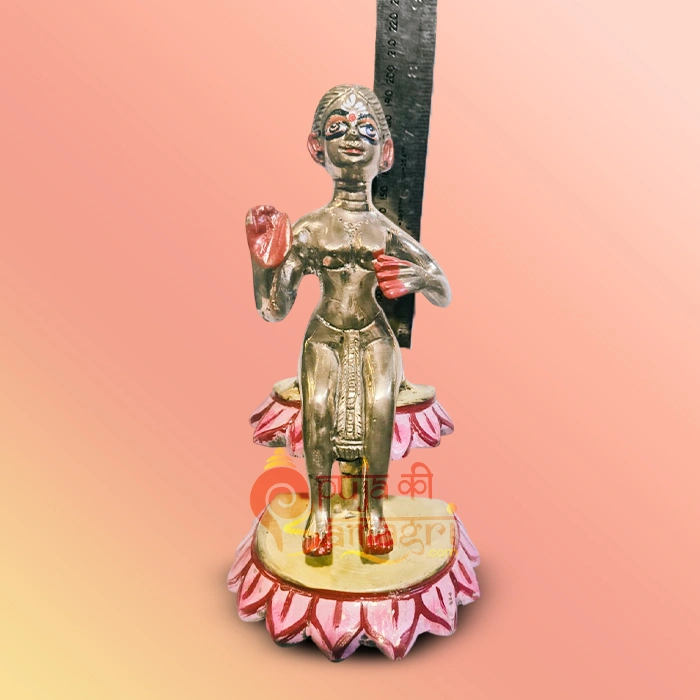 Brass Saraswati Mata Murti