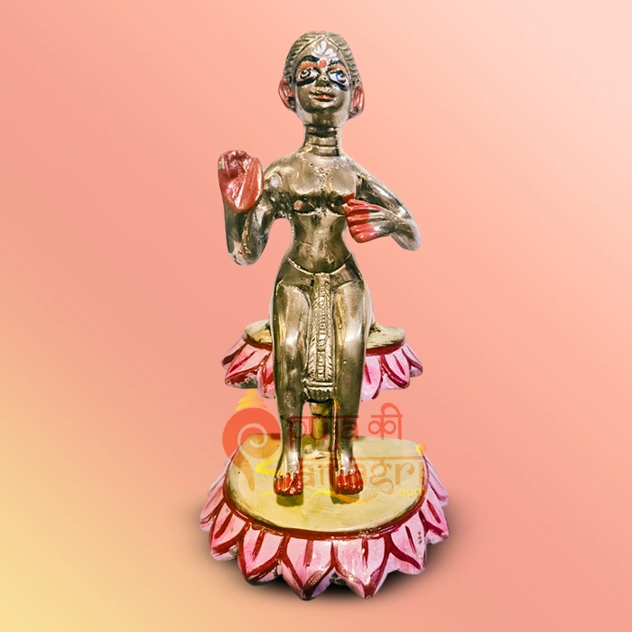 Brass Saraswati Idol