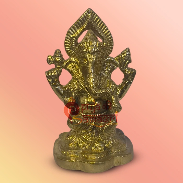 Brass Ganpati Idol Brass Ganpati Idol