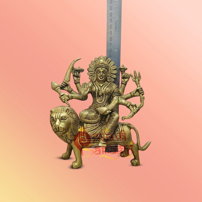 Brass Durga Idol Brass Durga Idol