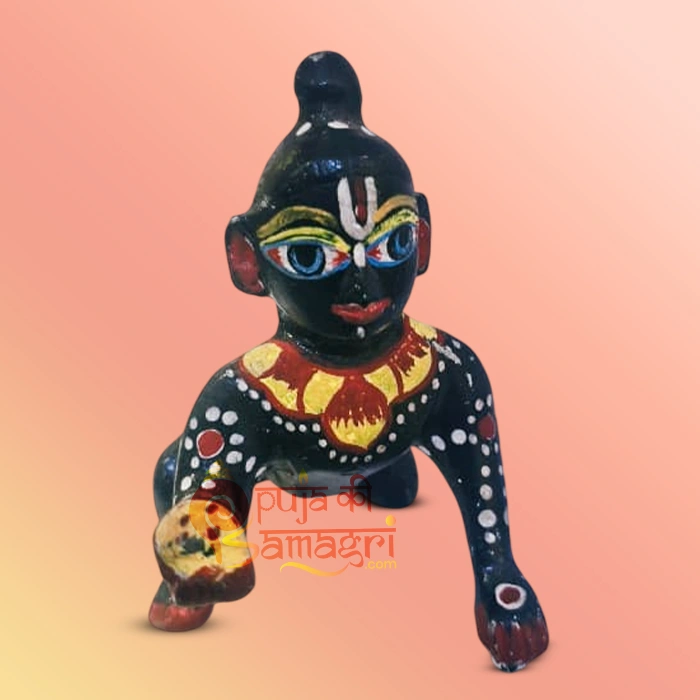 Kala Bal Krishna Statue Brass