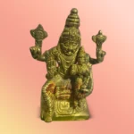 Brass Narasimha with Lakshmi Murti