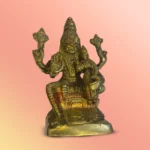 Brass Narasimha with Lakshmi Murti - Image 2