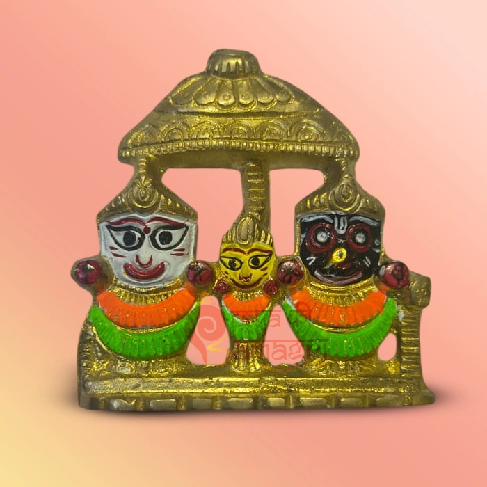 Brass Jagannath Balabhadra Subhadra Statue