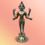 Brass Lord Vishnu Idol