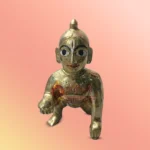 Laddu Gopal brass idol