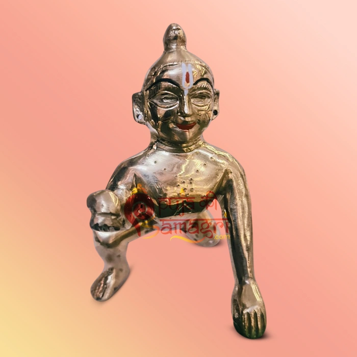 Brass Laddu Gopal Statue