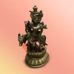 Brass Krishna with Cow Idol