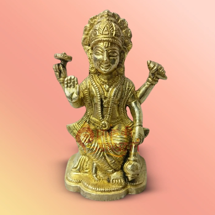 Brass Murti of Lakshmi Devi