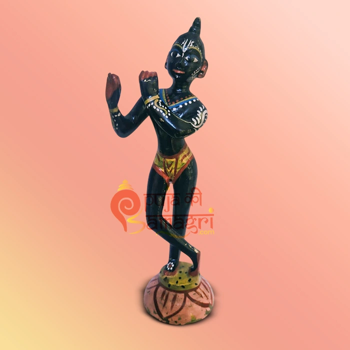 Lord Krishna Black Idol