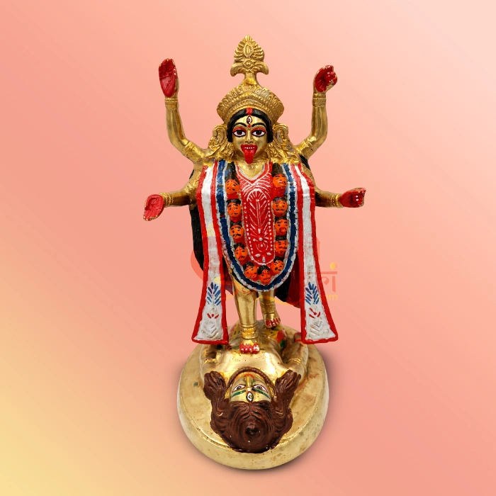 Brass Statue of Kali Mata