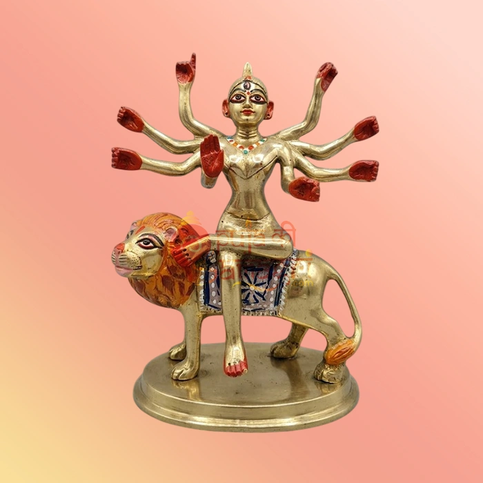 Brass Maa Durga Idol Brass Maa Durga Idol