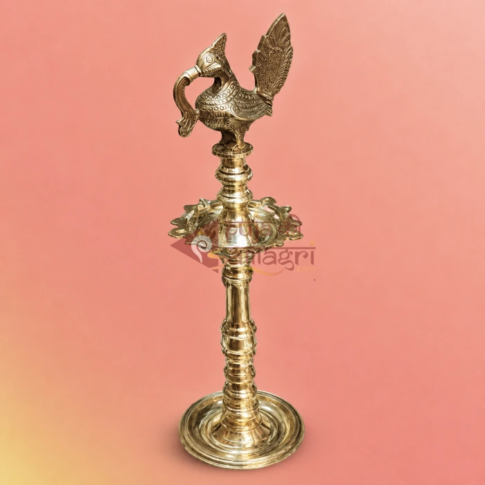 Brass Mayil Kuthu Vilakku