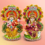 Idols of Lakshmi and Ganesha