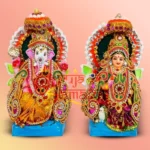 Handcrafted Pair of Laxmi Ganesha