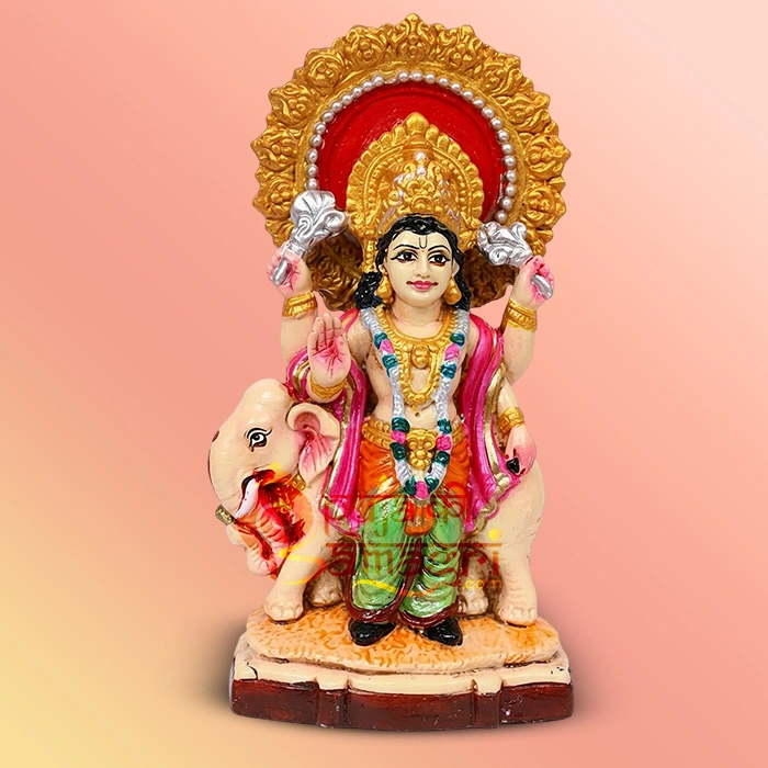 Lord Vishwakarma Clay Idol Lord Vishwakarma Clay Idol