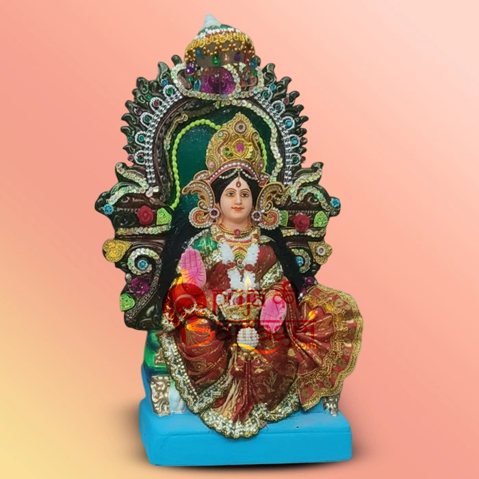 Kojagori Lakshmi clay idol
