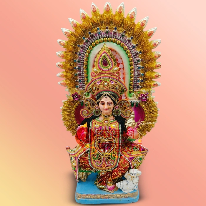 Handmade Multicolor Maa Laxmi