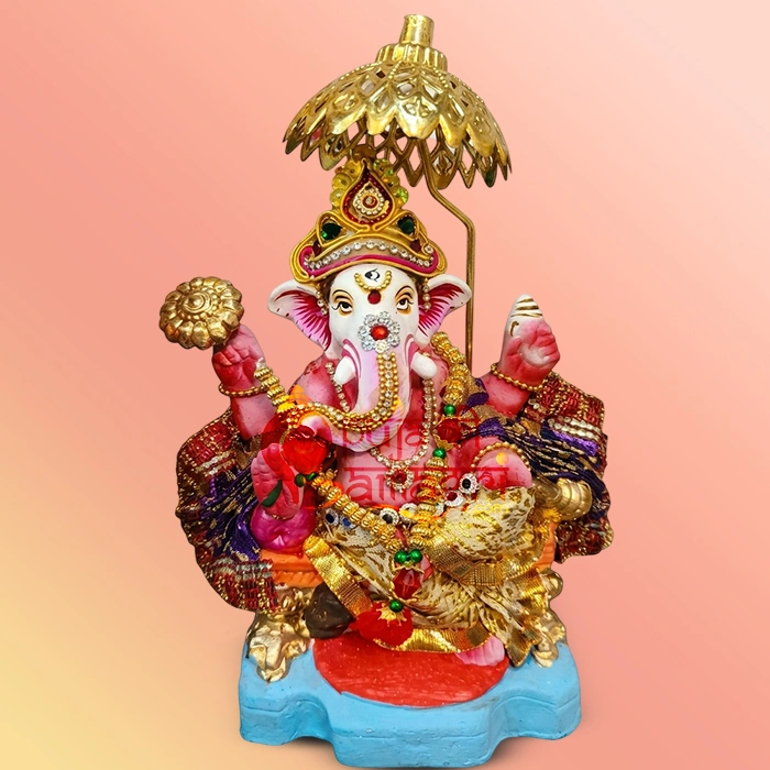 Lord Ganesh Mitti Idol