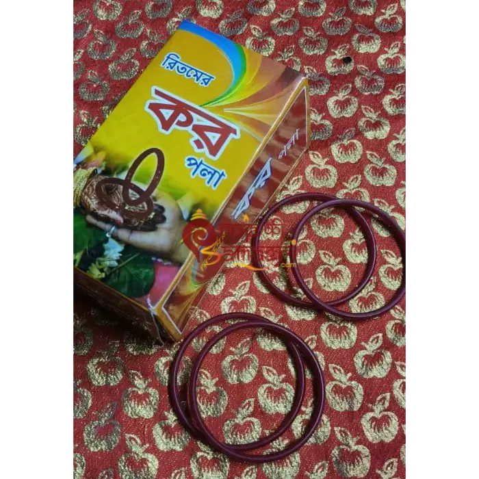 bengali red pola for puja