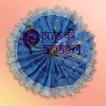 Blue Printed Cotton Dress for Laddu Gopal Ji