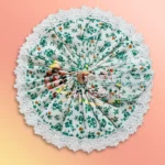 Gopal Vastra Green Flower Printed (Cotton)