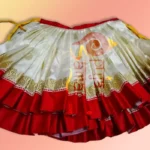Gopal Vastra Red White Design