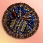 Brown Blue Gopal Ji Dress