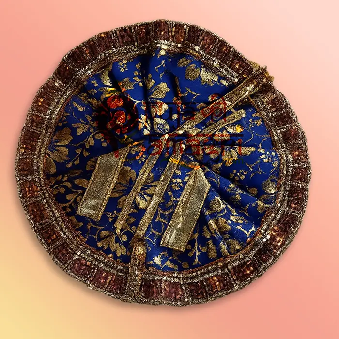 Gopal Vastra 40 Brown Blue Gopal Ji Dress - Image 1