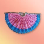 Pink Blue Cotton Gopal Vastra