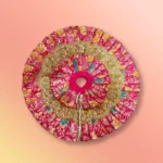 Pink Banarasi Design Laddu Gopal Vastra