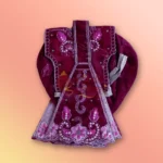 Krishna Ji Velvet Dress Set (Purpel)