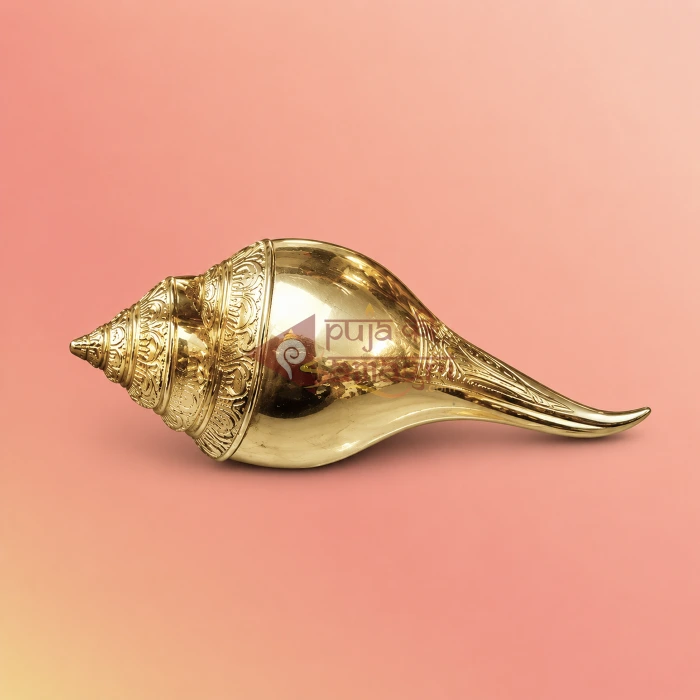Non Blowing Metal Shankh
