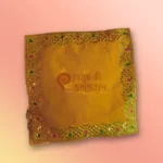Aasan Yellow Embroidered