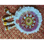 Chadmala White Pink Medium (Sholapith) - Image 2