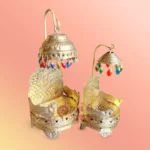 Brass Chowki with Chhatri (2 sizes)