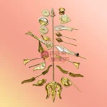 Brass Dashabhuja Astra Set