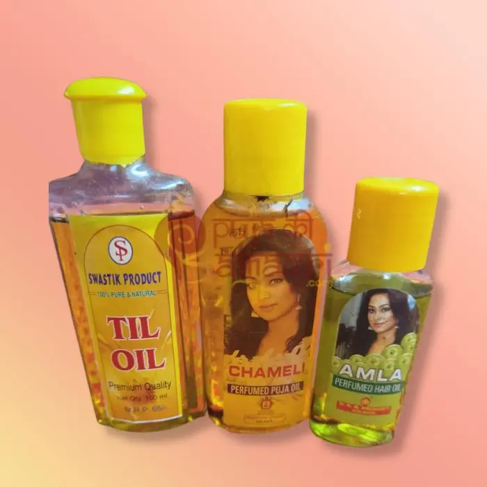 Puja oil combo set