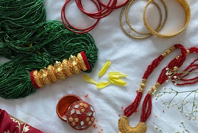 Nepali Vivah Samagri with Puja Items and Wedding Ritual Essentials