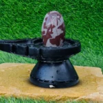 Natural Brown Marble Narmada Lingam