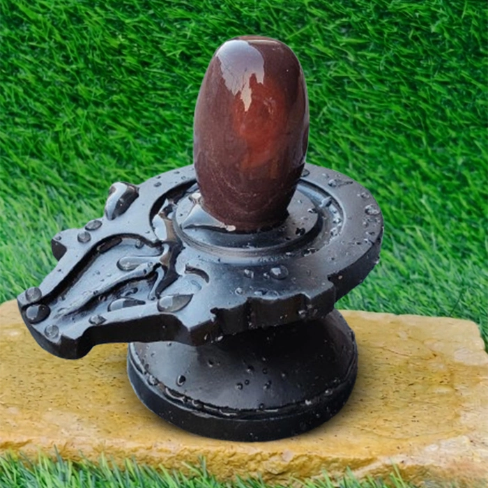 Original Narmadeshwar Shivling With Jaladhari