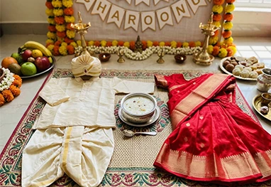 Bhaat Khulai Annaprashan puja samagri package
