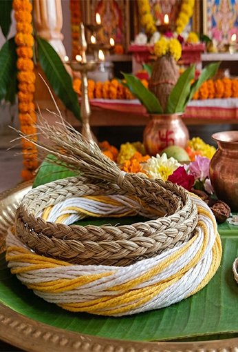 Complete Janeu Sanskar samagri with regional puja items